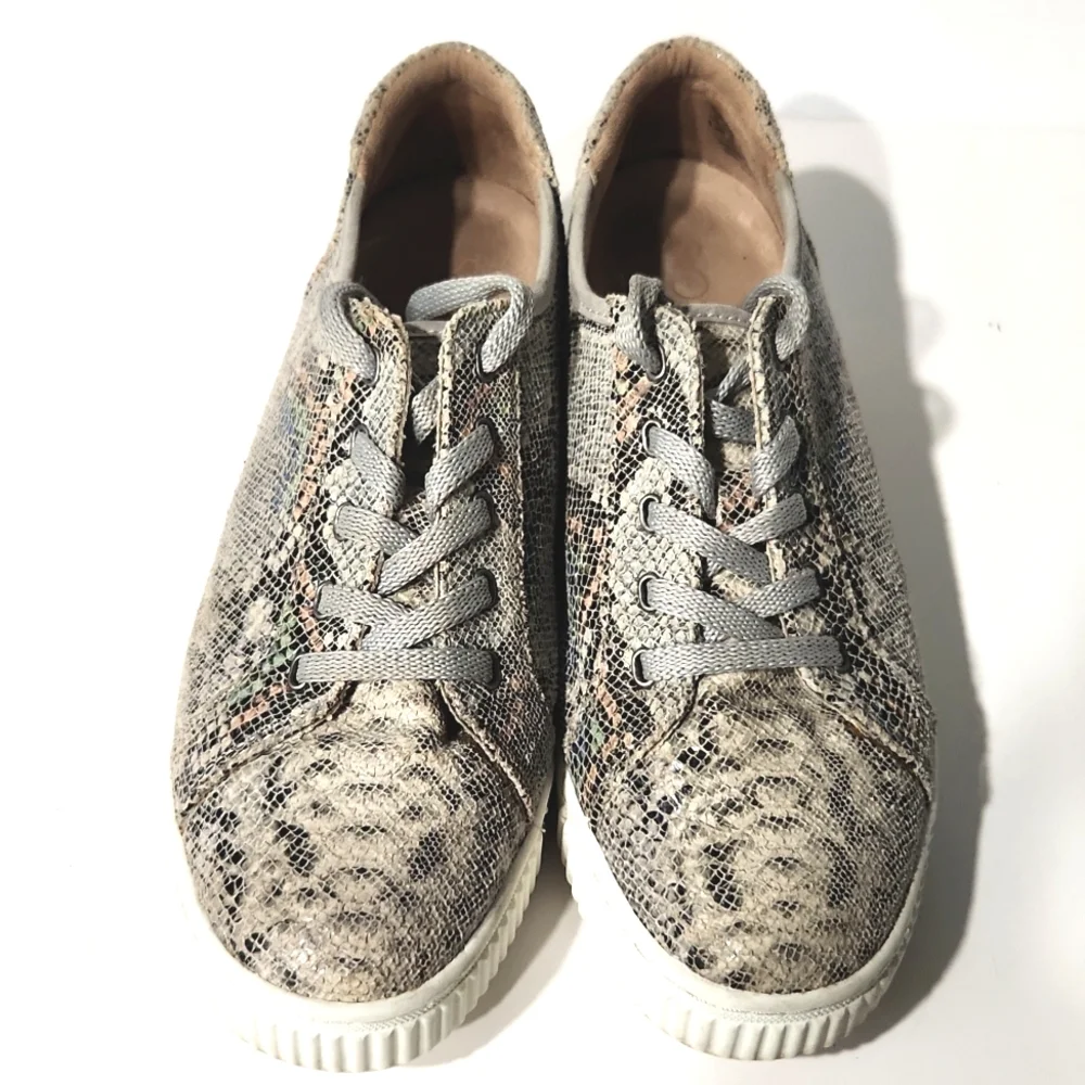 SOUL Naturalizer Python Topaz2 Oxford Shimmer Snakeskin Sneakers Size 9.5 - Picture 7 of 14